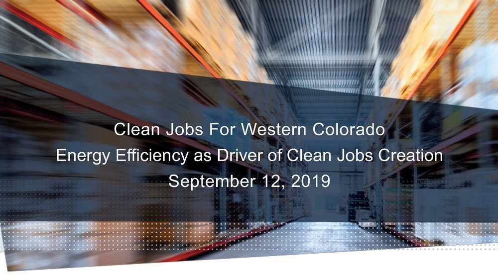Clean Jobs for Western Colorado